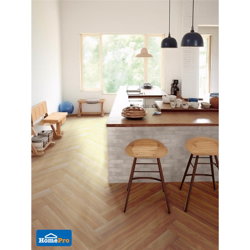 กระเบื้องยางหลังกาว 15.24x91.44 ซม. TARA ชินามอน