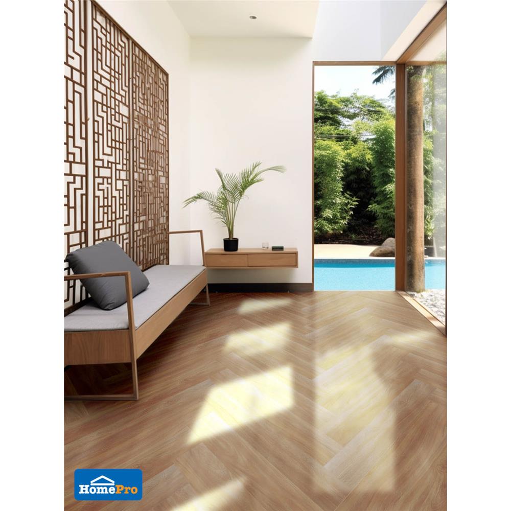 กระเบื้องยางหลังกาว 15.24x91.44 ซม. TARA ชินามอน