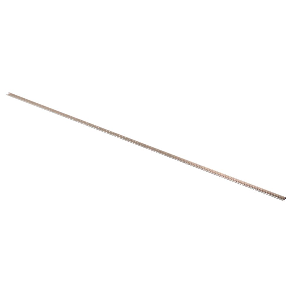 คิ้วอะลูมิเนียมแบบโค้ง TARA 12 มม. 2 ม. สีน้ำตาลเข้มเงา