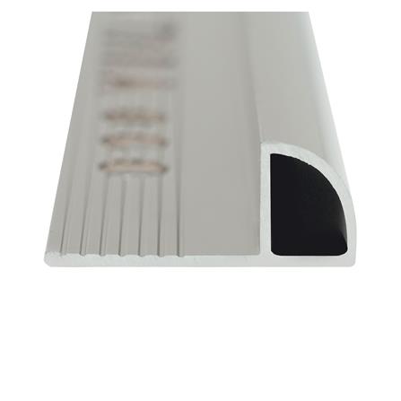 คิ้วอะลูมิเนียมแบบโค้ง TARA 12 มม. 2 ม. สีน้ำตาลเข้มเงา_1