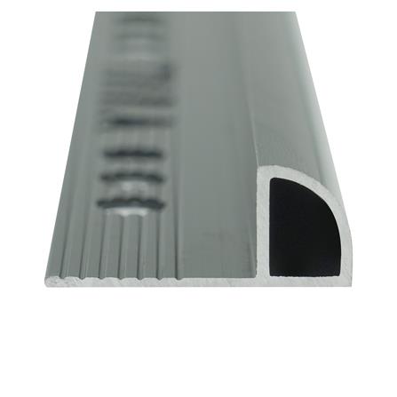 คิ้วอะลูมิเนียมแบบโค้ง TARA 12 มม. 2 ม. สีดำเงา_1