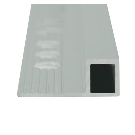 คิ้วอะลูมิเนียมแบบหลี่ยม TARA 9 มม. 2 ม. ปัดลายเงิน_1