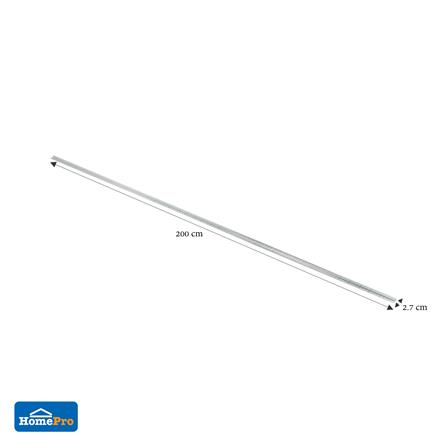 คิ้วอะลูมิเนียมแบบหลี่ยม TARA 9 มม. 2 ม. ปัดลายเงิน_7