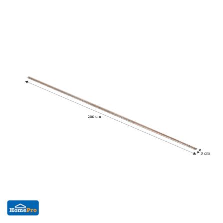 คิ้วอะลูมิเนียมแบบเหลี่ยม TARA 12 มม. 2 ม. สีน้ำตาลเข้มเงา_7