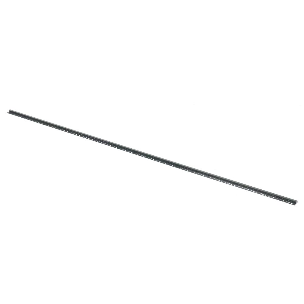 คิ้วอะลูมิเนียมแบบเหลี่ยม TARA 12 มม. 2 ม. สีดำเงา