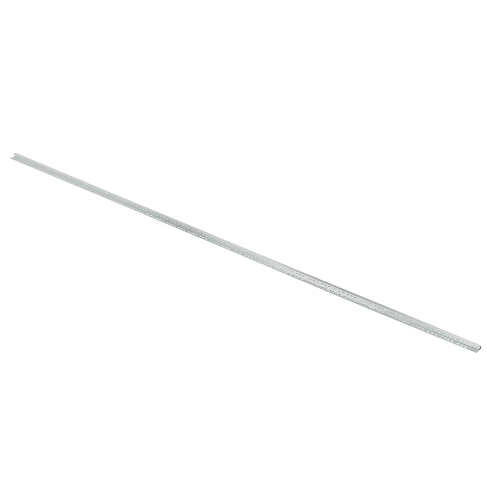 คิ้วอะลูมิเนียมแบบเหลี่ยม TARA 12 มม. 2 ม. ปัดลายเงิน