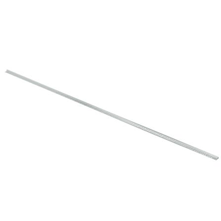 คิ้วอะลูมิเนียมแบบเหลี่ยม TARA 12 มม. 2 ม. ปัดลายเงิน_2