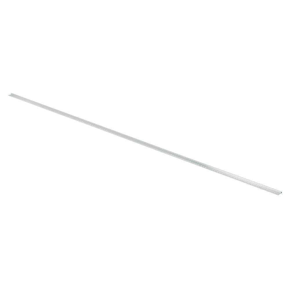 คิ้วอะลูมิเนียมแบบโค้ง TARA 9 มม. 2 ม. ปัดลายเงิน