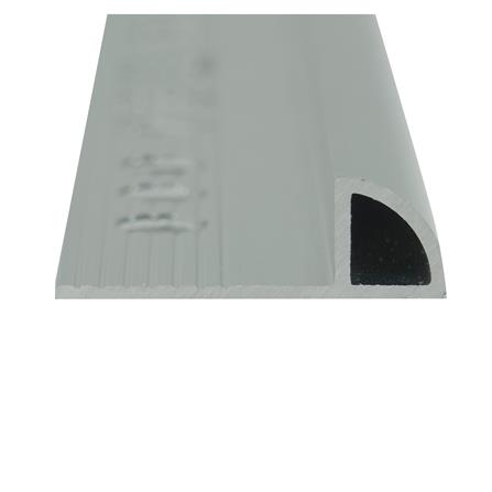 คิ้วอะลูมิเนียมแบบโค้ง TARA 9 มม. 2 ม. ปัดลายเงิน_1