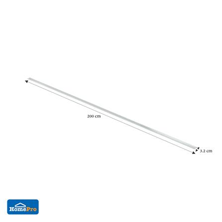 คิ้วอะลูมิเนียมแบบโค้ง TARA 9 มม. 2 ม. ปัดลายเงิน_7