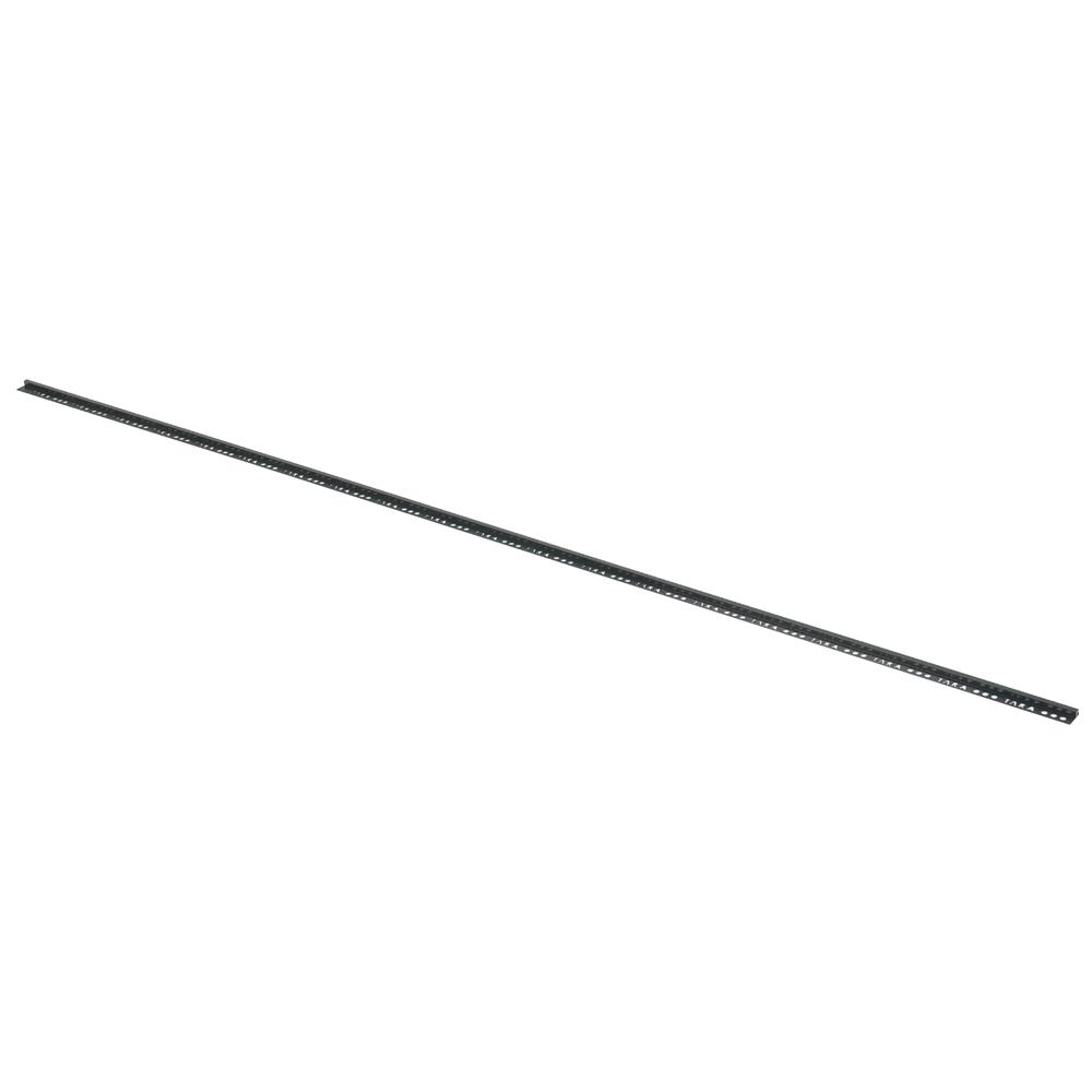 คิ้วอะลูมิเนียมแบบเหลี่ยม TARA 9 มม. 2 ม. สีดำเงา