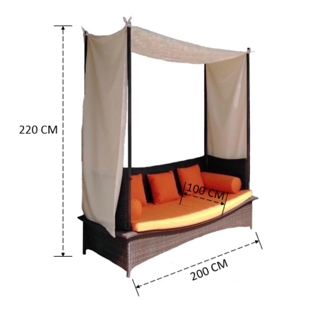 เตียงพักผ่อน IVY DB005 DREAM DAYBED สีน้ำตาล