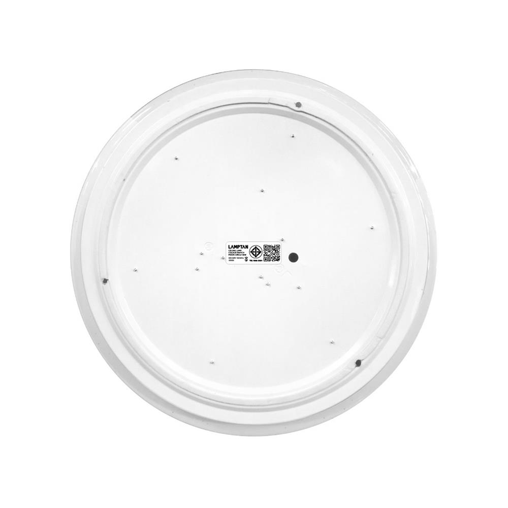 ไฟเพดาน LED LAMPTAN MOON 16 นิ้ว 36 วัตต์ DAYLIGHT/COOL WHITE/WARM WHITE สีขาว