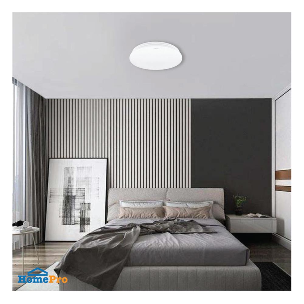 ไฟเพดาน LED LAMPTAN MOON 16 นิ้ว 36 วัตต์ DAYLIGHT/COOL WHITE/WARM WHITE สีขาว