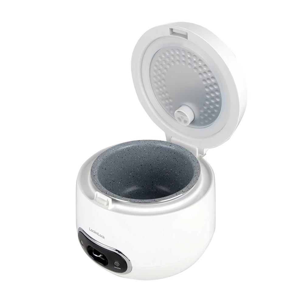 หม้อหุงข้าว MANUAL LOCKNLOCK EJR426WHT 0.8 ลิตร สีขาว