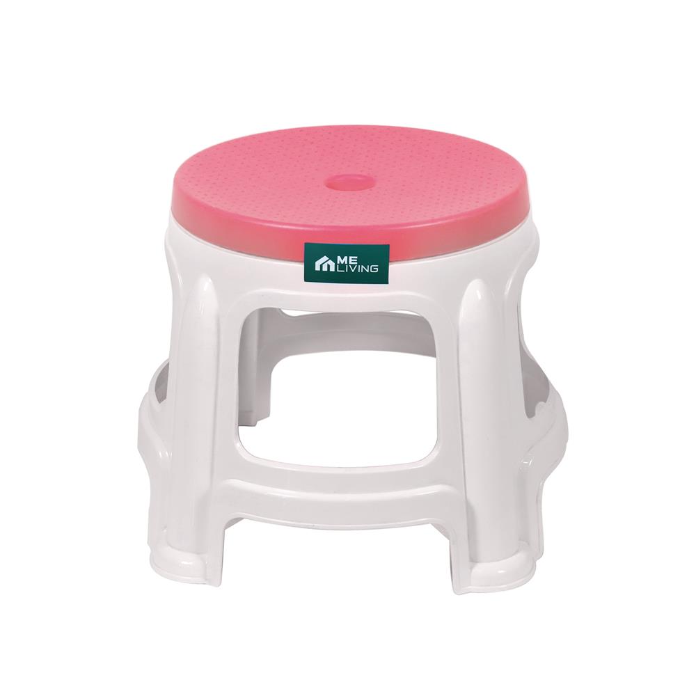 เก้าอี้พลาสติก ME LIVING BEST CHAIR S สีขาว/ชมพู