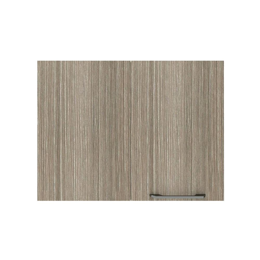 ตู้แขวนเข้ามุมซ้าย มือจับสีดำ WPC PARAZZO ENZO 80X60 ซม. เอ็มไพร์โอ๊ก