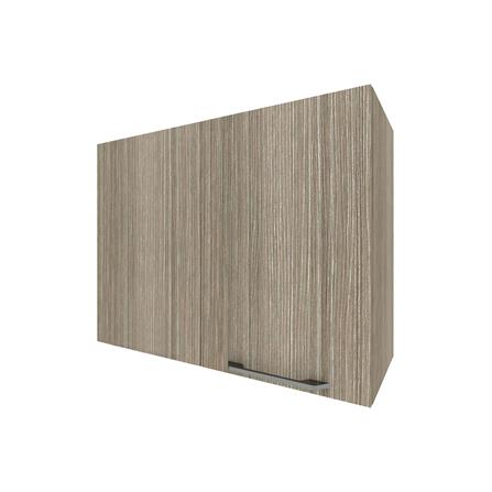 ตู้แขวนเข้ามุมซ้าย มือจับสีดำ WPC PARAZZO ENZO 80X60 ซม. เอ็มไพร์โอ๊ก_1