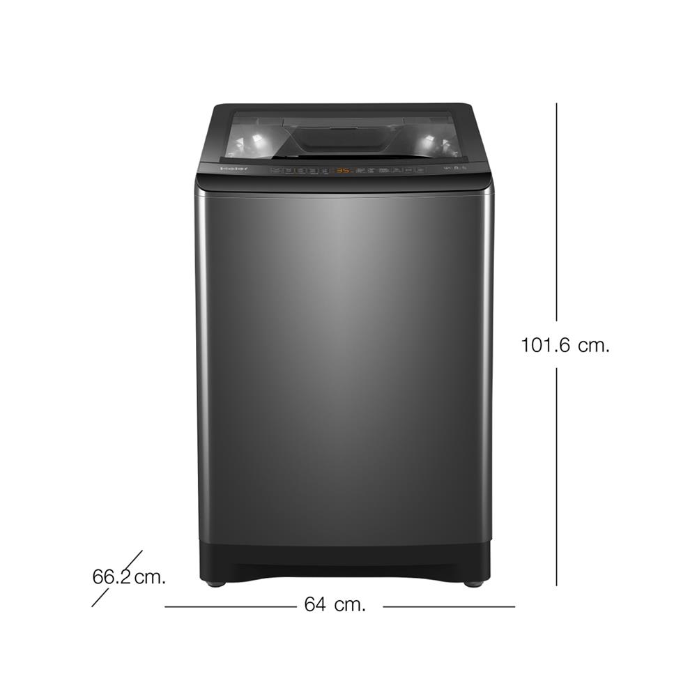 เครื่องซักผ้าฝาบน HAIER HWM160-B278S6 16 กก. อินเวอร์เตอร์ สีเทาเข้ม