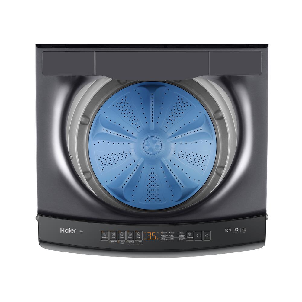 เครื่องซักผ้าฝาบน HAIER HWM160-B278S6 16 กก. อินเวอร์เตอร์ สีเทาเข้ม