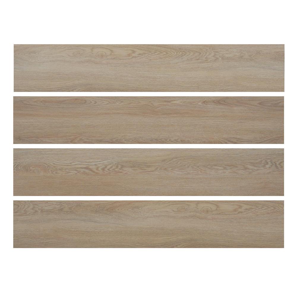 กระเบื้องยางหลังกาว 22.8x121.9 ซม. TARA อัมเบอร์