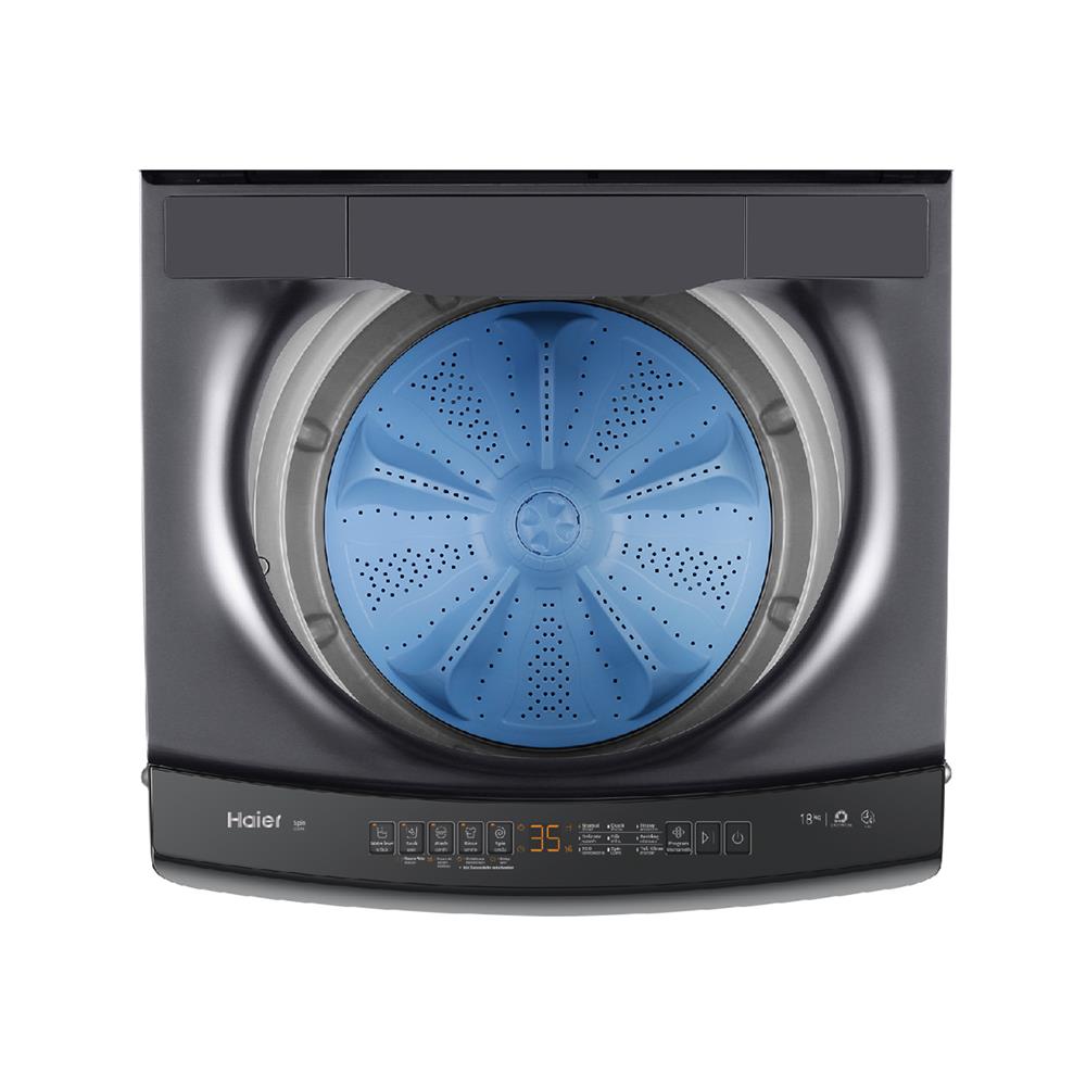 เครื่องซักผ้าฝาบน HAIER HWM180-B278S6 18 กก. อินเวอร์เตอร์ สีเทาเข้ม