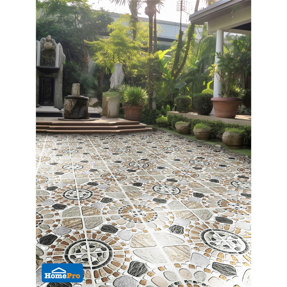 กระเบื้องพื้น 50x50 ซม. TARA สุริยะ น้ำตาล A 1.5 ตร.ม.