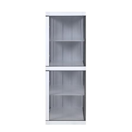 กล่องรองเท้า STACKO MAGIC BOX 27.8x38.5x79 ซม. สีขาว/เทาใส_2