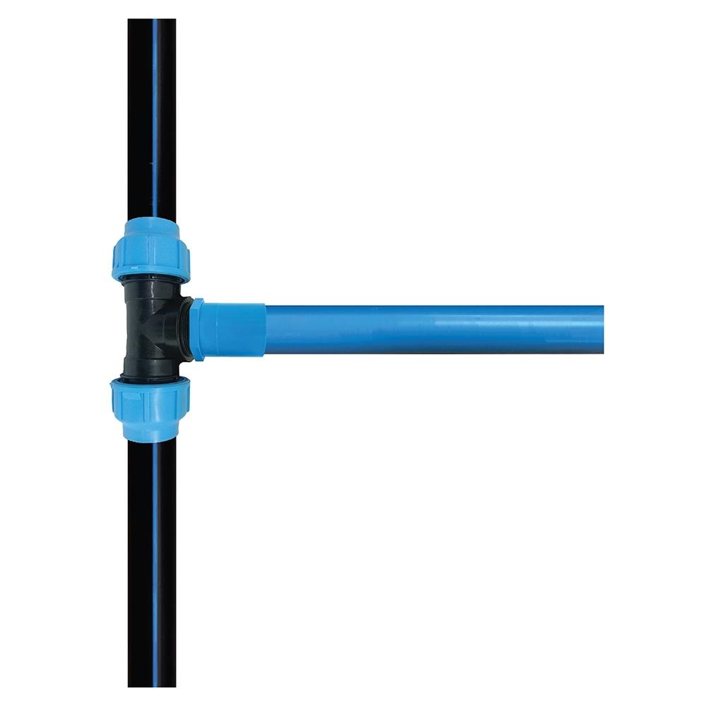 ข้อต่อสามทางเกลียวนอก ตรามือ PN16 20 มม.X3/4 นิ้ว