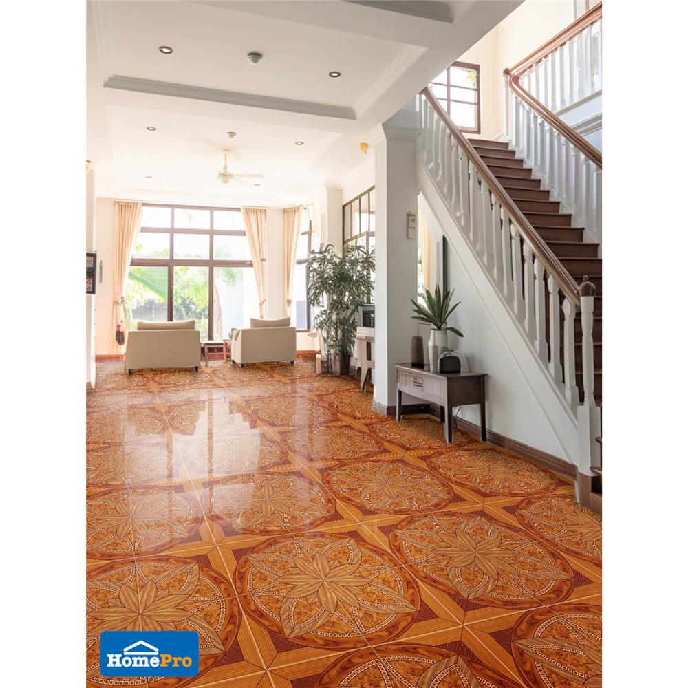 กระเบื้องพื้น 50x50 ซม. TARA ปีบทอง น้ำตาล A 1.5 ตร.ม.