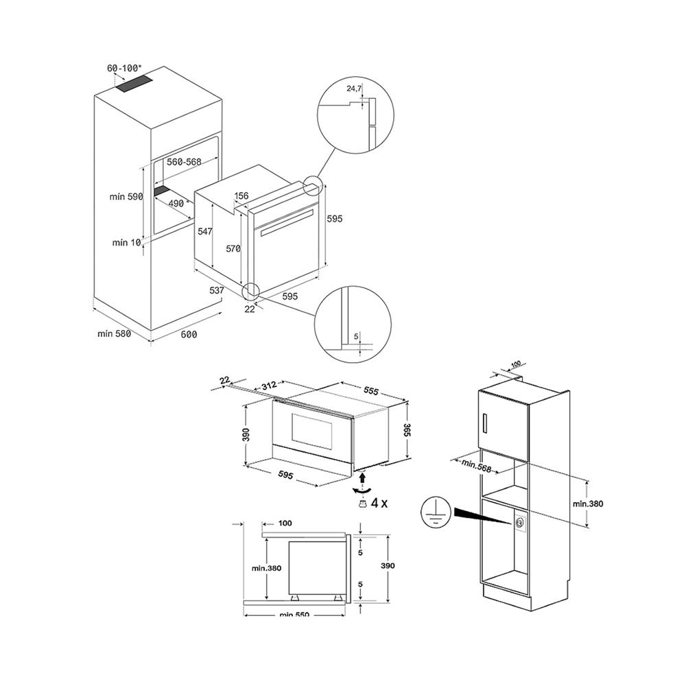 ไมโครเวฟ+เตาอบ TEKA ML8220BIS+HLB8510BK