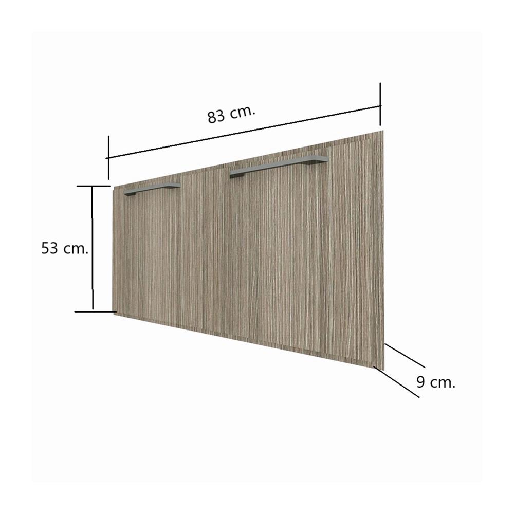 บานใต้เตา WPC มือจับดำ PARAZZO ENZO 80X50 ซม. เอ็มไพร์โอ๊ก