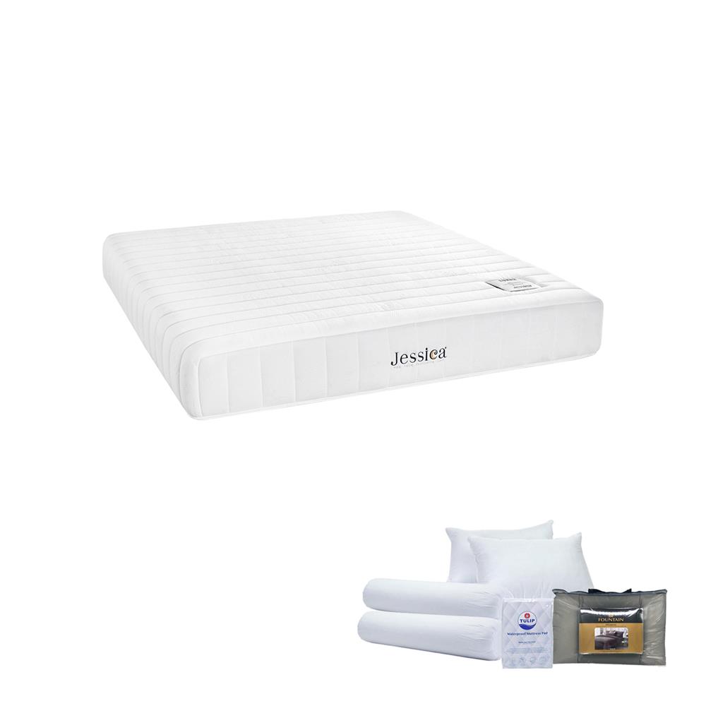 ที่นอน 6 ฟุต JESSICA LUNAR พร้อมชุดเครื่องนอน 11 ชิ้น