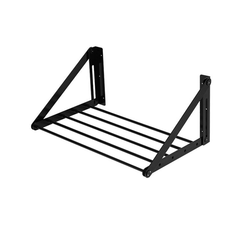 ราวติดผนังอะลูมิเนียมพับได้ PERFECT HANG 70 ซม. สีดำ