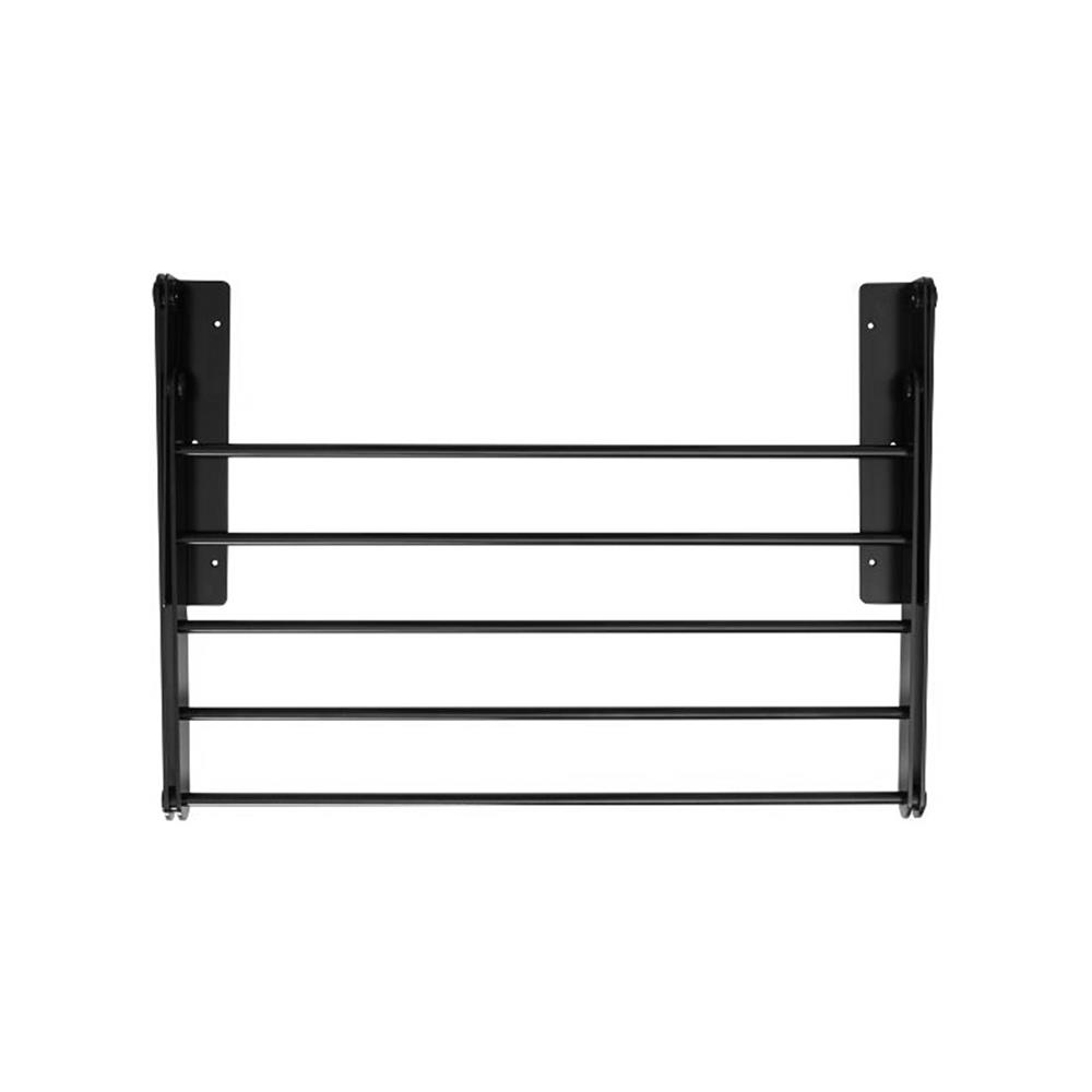 ราวติดผนังอะลูมิเนียมพับได้ PERFECT HANG 70 ซม. สีดำ