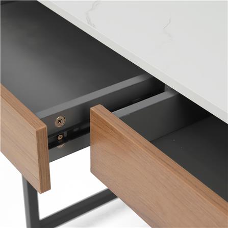 โต๊ะทำงานไม้ FURDINI MEGUEL 100 ซม. ลายหินอ่อน_5