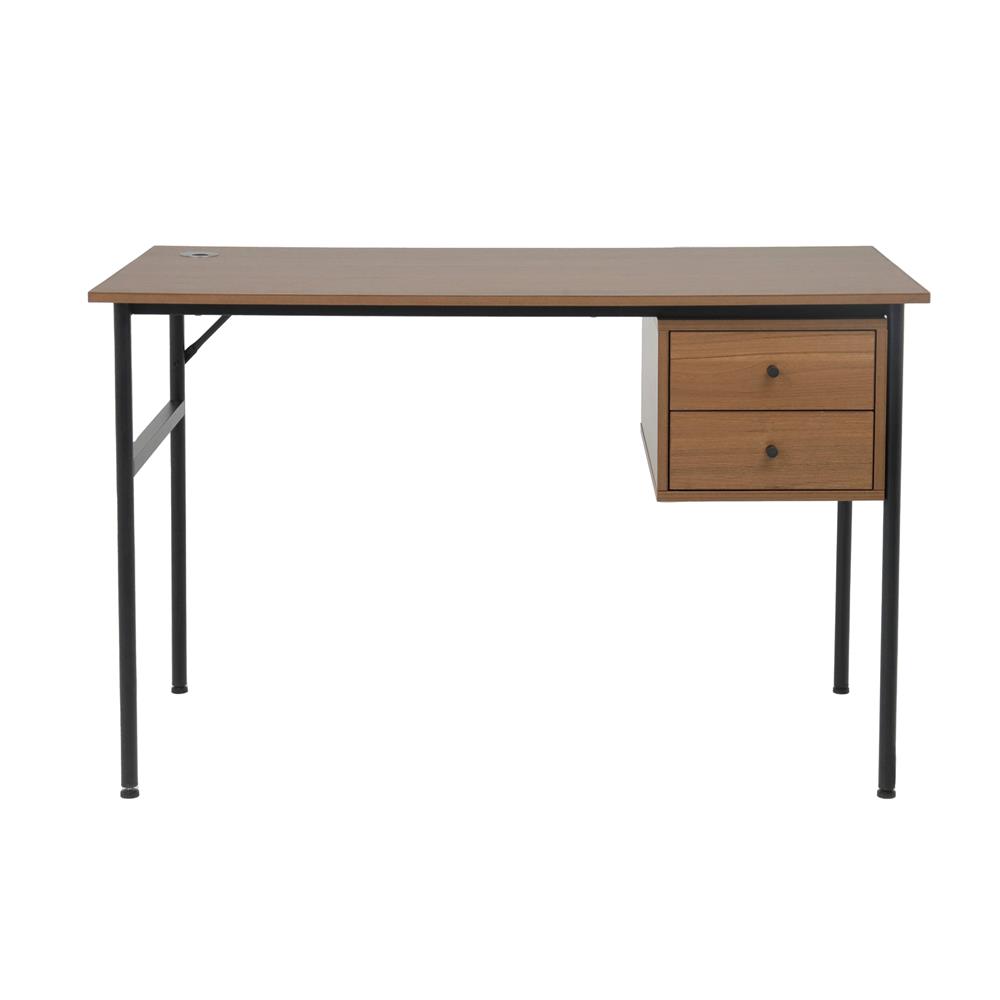 โต๊ะทำงานไม้ FURDINI WESTON 120 ซม. สีวอลนัท