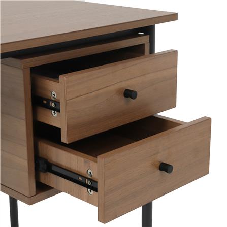 โต๊ะทำงานไม้ FURDINI WESTON 120 ซม. สีวอลนัท_5