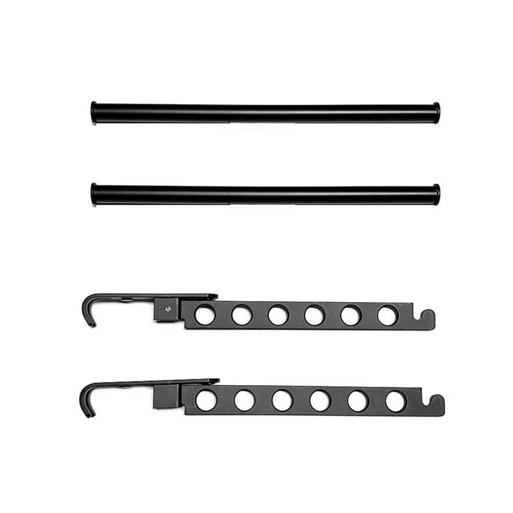 ราวติดผนังสองขาพับได้ PERFECT HANG 80 ซม. สีดำ