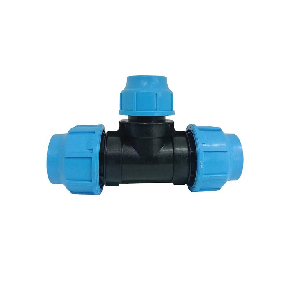 ข้อต่อสามทางลดสวมล็อก ตรามือ PN16 32X25X32 มม.