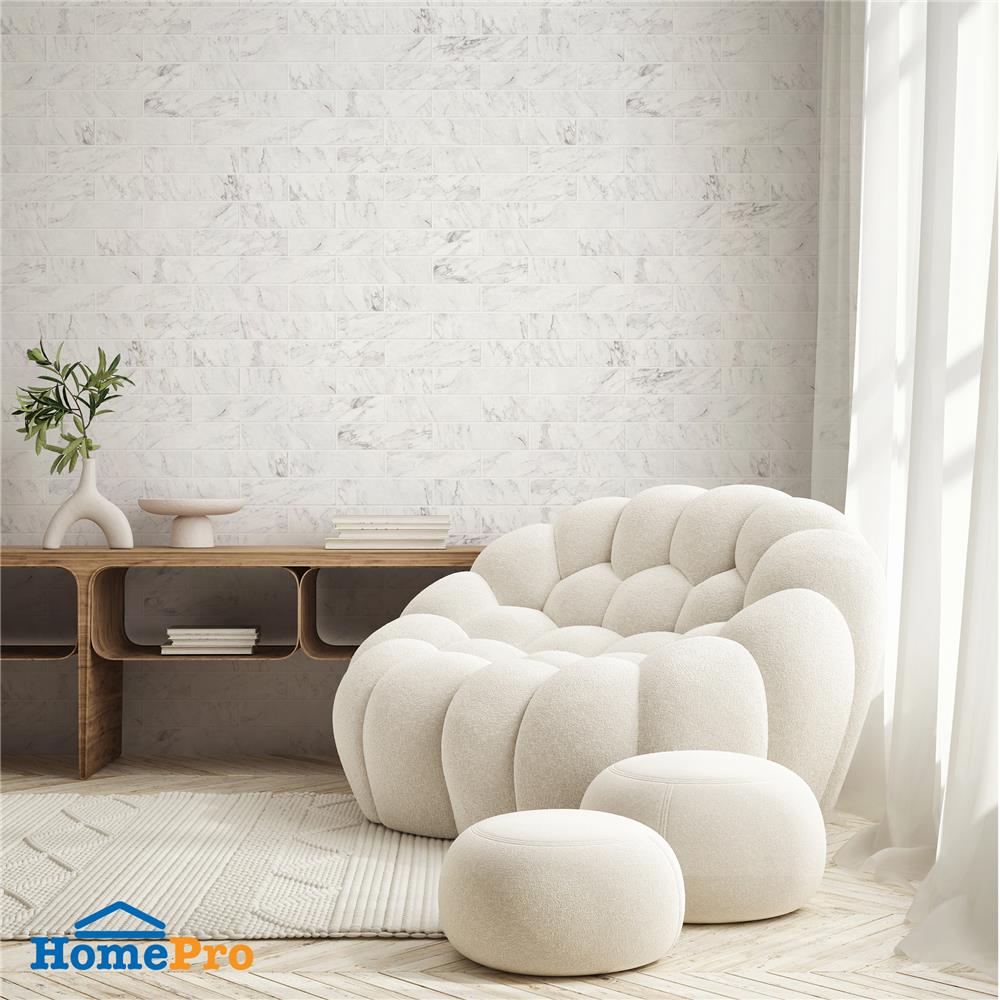 กระเบื้องผนังพอร์ซเลน 6x21.7 ซม. COTTO ซานตา มารีน่า ไวท์ PM