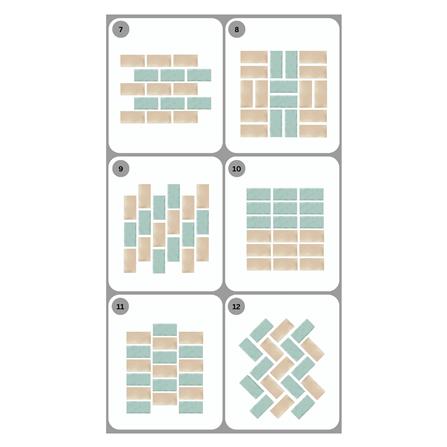 กระเบื้องผนังพอร์ซเลน 6x21.7 ซม. COTTO ปิอาเชนซ่า ดำ PM_2