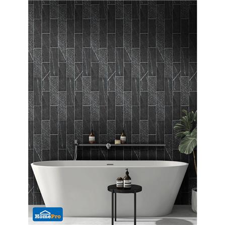 กระเบื้องผนังพอร์ซเลน 6x21.7 ซม. COTTO ปิอาเชนซ่า ดำ PM_3