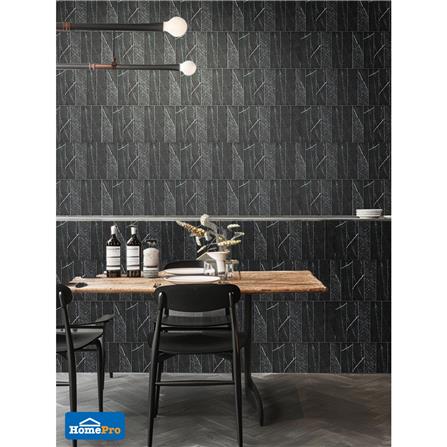 กระเบื้องผนังพอร์ซเลน 6x21.7 ซม. COTTO ปิอาเชนซ่า ดำ PM_7