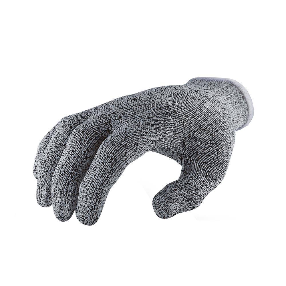 ถุงมือกันบาดระดับ 5 MICROTEX HI-CUT สีขาว/เทา FREE SIZE แพ็ก 2 ชิ้น