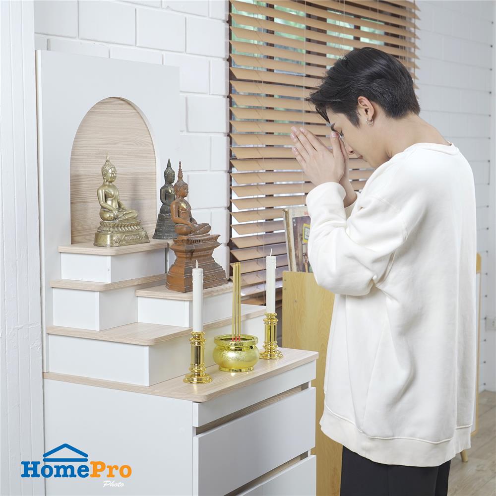 ตู้พระ FURDINI PSP-9357 PEARL 60 ซม. สี PINE OAK/ขาว