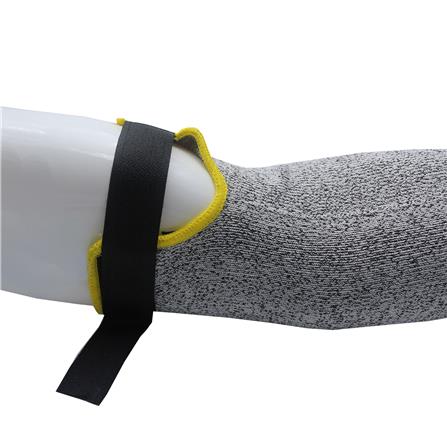 ปลอกแขนกันบาด ระดับ 5 MICROTEX สีขาว/เทา_1