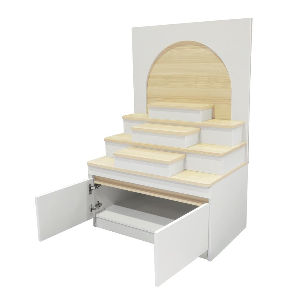 ตู้พระ FURDINI PSP-9359 PEARL 80 ซม. สี PINE OAK/ขาว