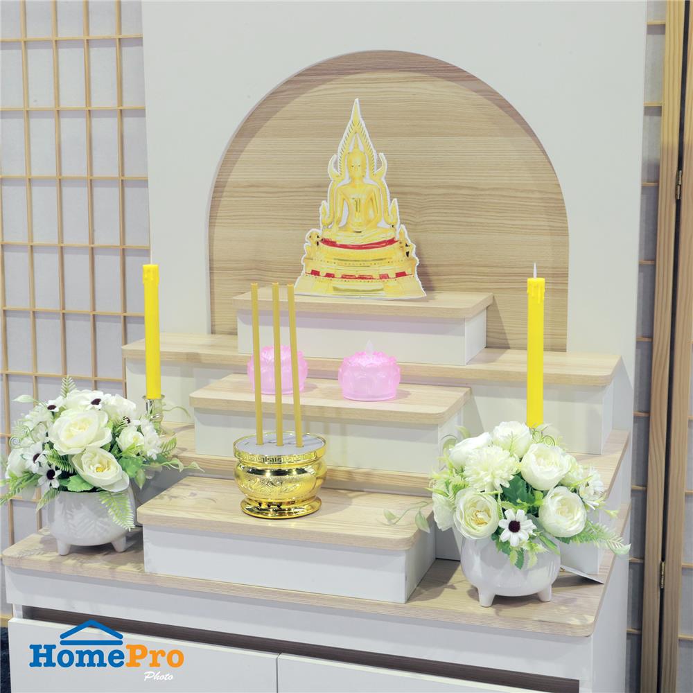 ตู้พระ FURDINI PSP-9359 PEARL 80 ซม. สี PINE OAK/ขาว