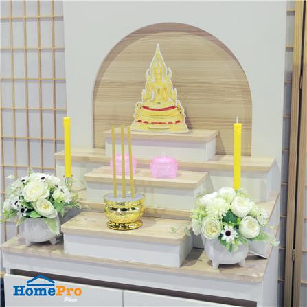 ตู้พระ FURDINI PSP-9359 PEARL 80 ซม. สี PINE OAK/ขาว_7